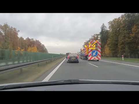 Przyspieszony przejazd autostradą A1 Gdańsk Grudziądz...POV...Accelerated tolls on the highway A1.