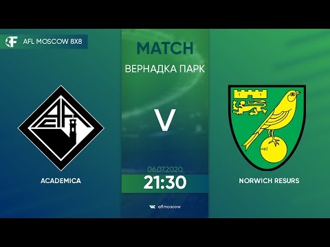 AFL20. Champions League. Day 2. ACADEMICA vs NORWICH RESURS. Live