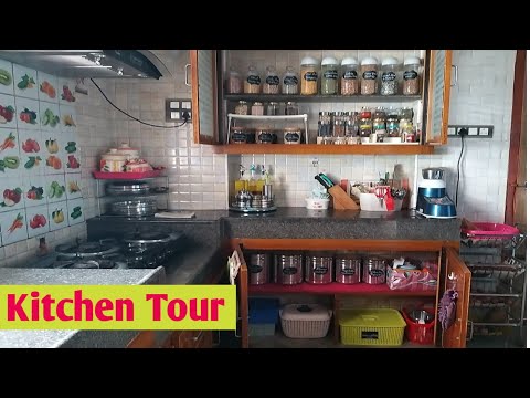 ஆரோக்யமான சமையலறையா?!! வாங்க பார்க்கலாம்||My Organized Kitchen Tour Makeover with Glass Jars👍 Video