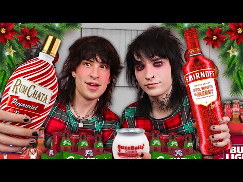 Drinking EVERY Christmas Alcohol