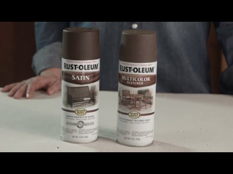 How to paint rusty metal patio furniture