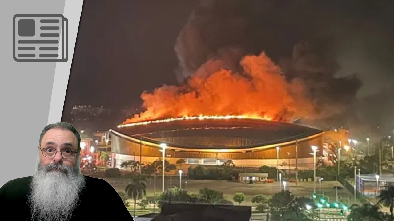 VELODROMO do RIO PEGA FOGO DE NOVO: OBRA INÚTIL e SUPERFATURADA que NÃO PARA de DAR DESPESAS