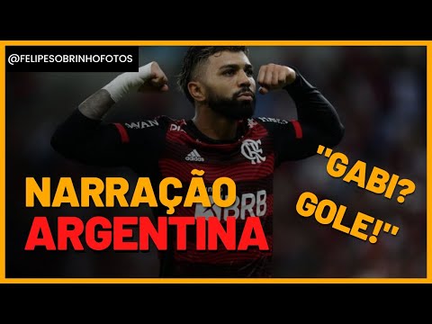 GOL DE GABIGOL CONTRA O CORINTHIANS COM NARRAÇÃO ARGENTINA. "GABI? GOLE! GOLLLLL!"