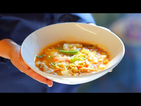 Kimchi Sujebi l Kimchi hand-torn noodle soup