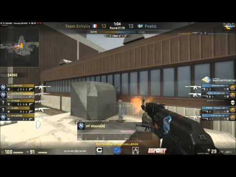 Shox Crazy Wallbang ( Team EnVyUs vs Fnatic ) (Nuke) ( 7/2/2015)