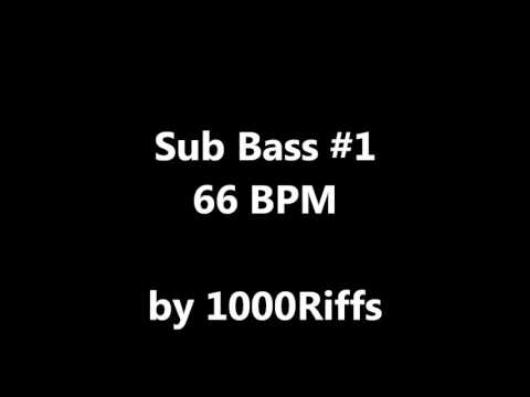 Sub Bass Kick Drum #1 : 66 BPM - Beats Per Minute