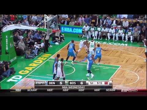 [BB] 03-24-10 Rondo Trick & Slick vs Nuggets 720HD