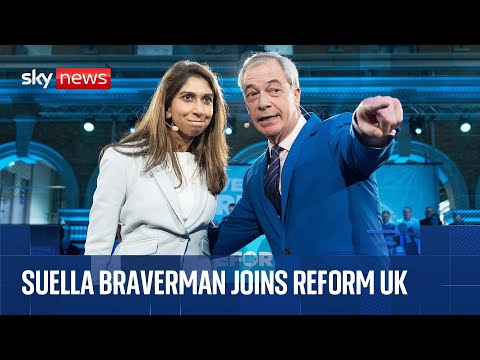 Former Home Sec Suella Braverman defects to Reform UK | Sky News breaking news coverage