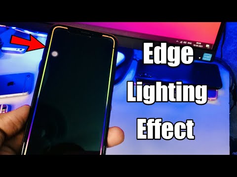 Get Edge Lighting Effect in iPhone