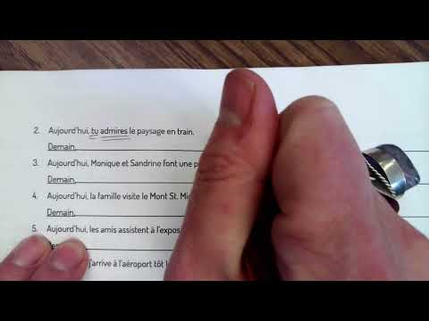 Help with Futur Proche worksheet