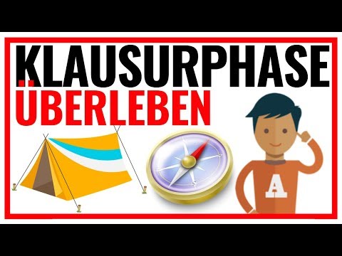 Klausurenphase überstehen | 3 Survival-Strategien für erfolgreiche Prüfungen (stressfrei) ⛺🧭
