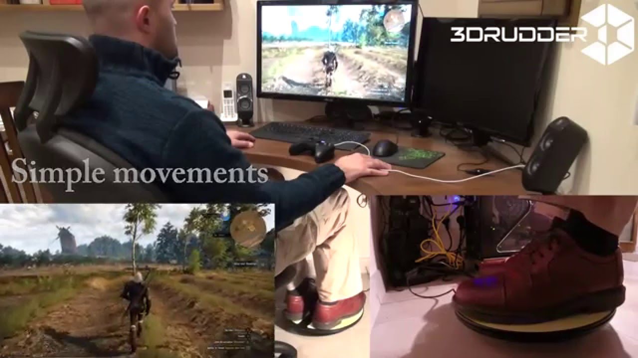 The Witcher 3 With 3DRudder VR Edition - YouTube