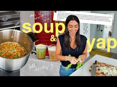 days in my life: honest life chats while I make soup, workouts & the jonas brothers 🍂