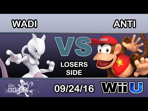 2GGT: Abadango Saga - SS | Wadi (Mewtwo) Vs. IMT | ANTi (Diddy Kong) Losers Side - Smash Wii U
