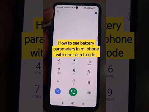 How to see battery parameters in mi phone with one secret code #mi #shorts #batterydata