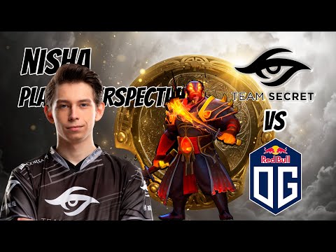 Nisha [Ember spirit] Player perspective | Secret vs OG - International 10 #dota2ti #nisha #secret