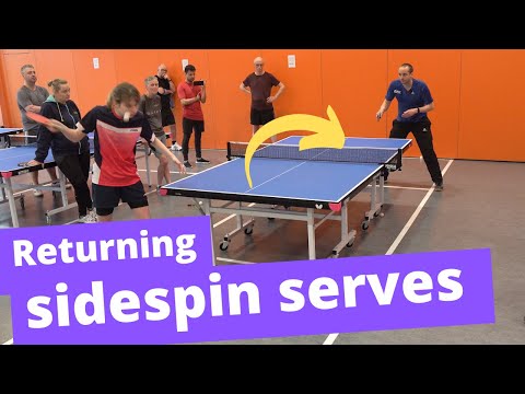 Reading and returning sidespin serves (footage from training camp)