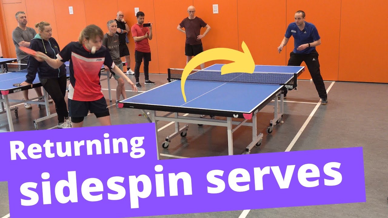 Reading and returning sidespin serves (footage from training camp)
