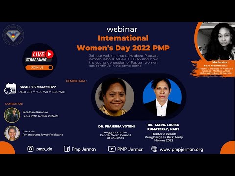 Webinar International Women's Day 2022 PMP Jerman #BREAKTHEBIAS