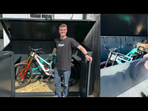 MTB Pro Josh Lowe gets an Asgard Bike Shed