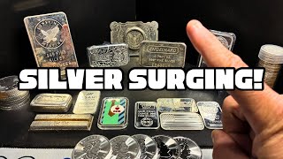 SILVER Surging!! More CME Market Manipulation??