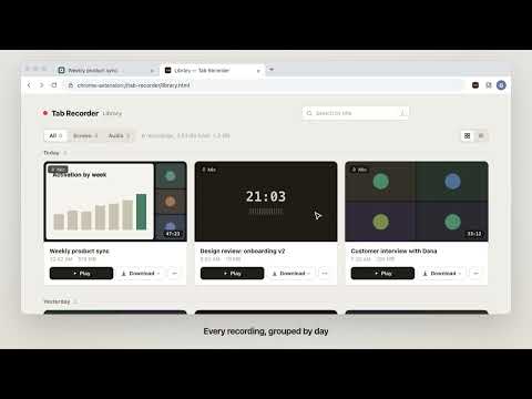 Item video thumbnail