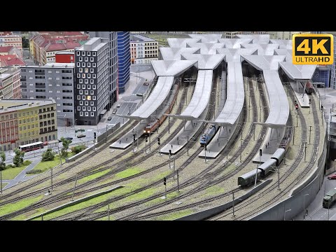 Modelleisenbahn Königreich der Eisenbahnen Wien 07.08.2025 - H0-Anlage mit ÖBB-Zügen & Stadtmodell