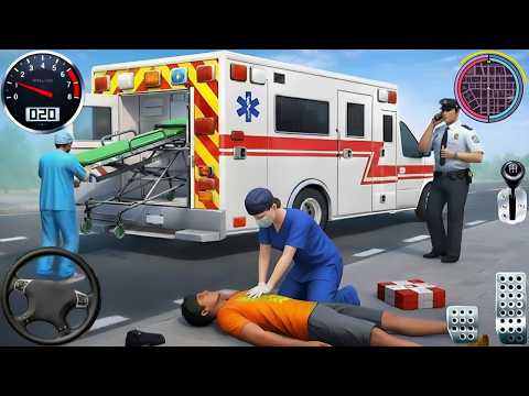 Ambulance City Rescue Simulator - 911 US Emergency Ambulance Driving 3D : Android Gameplay