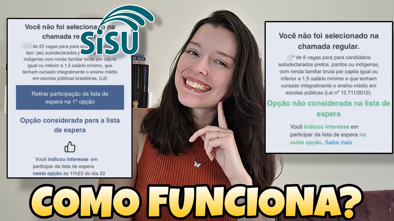 COMO FUNCIONA A LISTA DE ESPERA DO SISU l Todas as dúvidas sobre Lista de Espera Sisu respondidas!