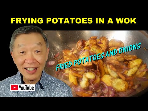 FRIED POTATOES AND ONIONS in a Wok | Simple and Effective