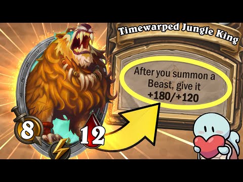 Jungle King is Free Top 1! | Hearthstone Battlegrounds