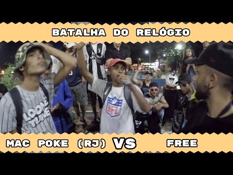 Mec Poke (Rj) VS Free  -1ª Fase - Rap Df Vlogs/Batalha do Relógio - 24/01/2019