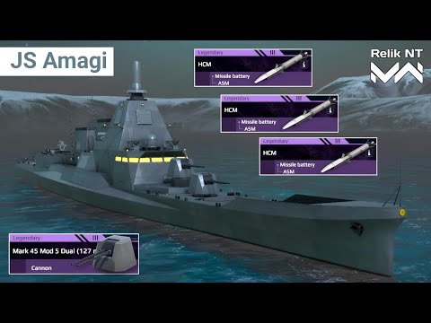 JS Amagi - After Buff Review And Test | Massive Buff💪🏻 Modern Warships Alpha Test 