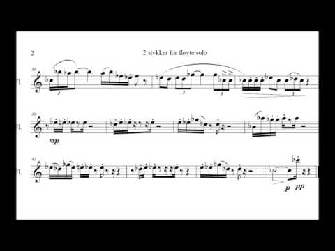 2 stykker for fløyte solo av Trond Erikson