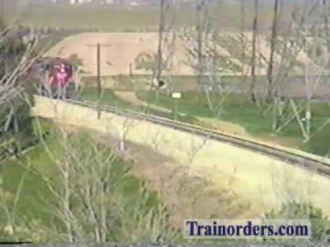 Classic Railroad Series 445 - SP Riverside Local at Colton February 8, 1988