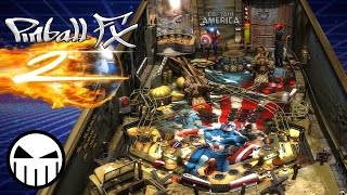 Captain America - Pinball FX2 (Steam) - Crow Pinball
