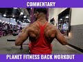 PLANET FITNESS BACK WORKOUT #planetfitnessworkout #damianbaileyfitness