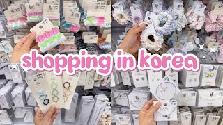 shopping in korea vlog 🇰🇷 summer accessory haul 🎀 daiso beads, gold, sunglasses & more!