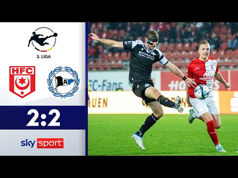 Sieglos-Serie geht in Halle weiter! | Hallescher FC - Arminia Bielefeld | Highlights - 3. Liga 23/24