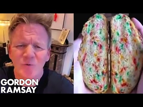 戈登-拉姆斯烤甜甜圈麵包 (Gordon Ramsay Roasts Donut Bread)