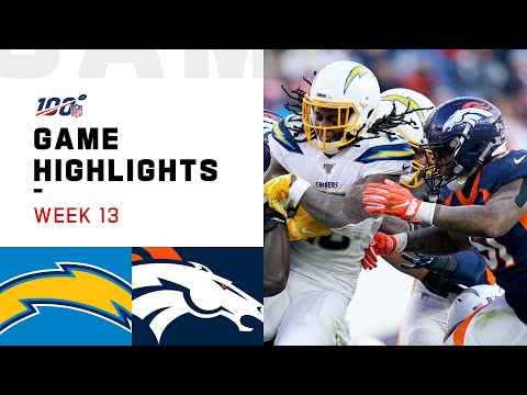 Chargers vs. Broncos Week 13 Highlights | NFL 2019