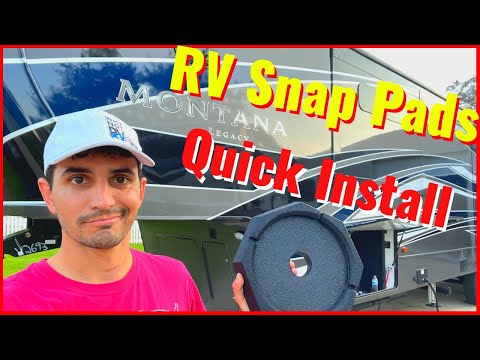 Quick RV Snap Pads Install - Why Not RV: Ep 76