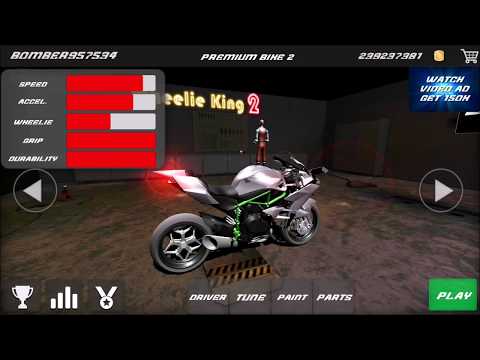 Wheelie King 2 - motorcycle 3D Video