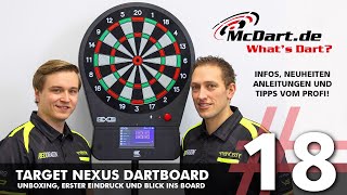 What's Dart? #18 - Target Nexus Dartboard (Teil 1) - Unboxing, Erster Eindruck und Blick ins Board
