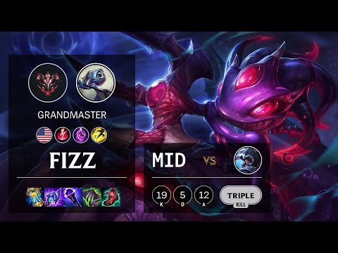 Fizz Mid vs Talon - NA Grandmaster Patch 11.15