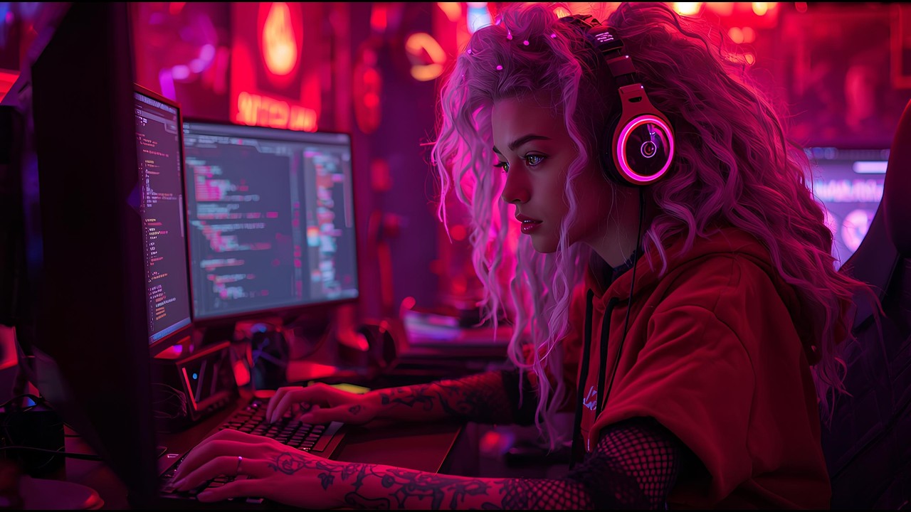 Work With Me - Riga // Retrowave, Synthwave, Cyberpunk