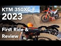 2023 KTM 350XCF | First Ride & Review -- Turn Track, Desert Single Track & Sand Wash Test