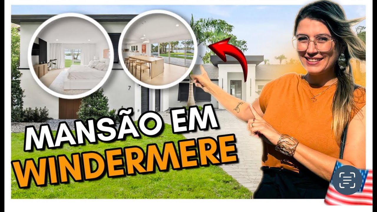 Mansão em Windermere perto de Orlando