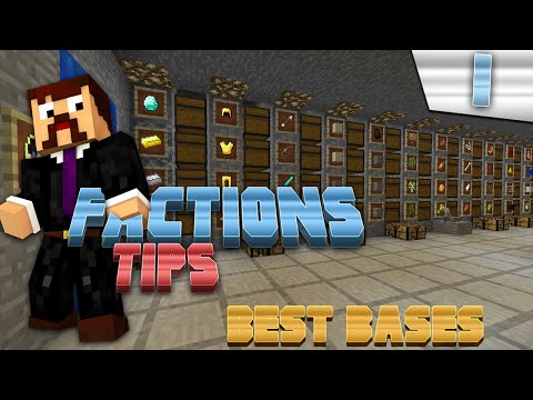 Minecraft Factions Tips & Tricks #1 - Best Bases To Make!