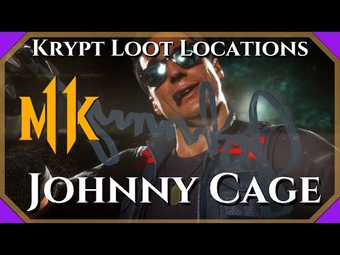 MK11 Krypt Johnny Cage Loot Locations - Guaranteed for Johnny Cage!